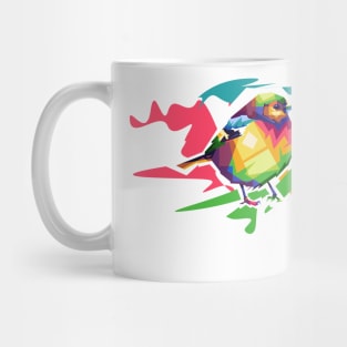 abstrak bird wpap Mug